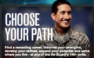 choose your path, photo of a man in uniform