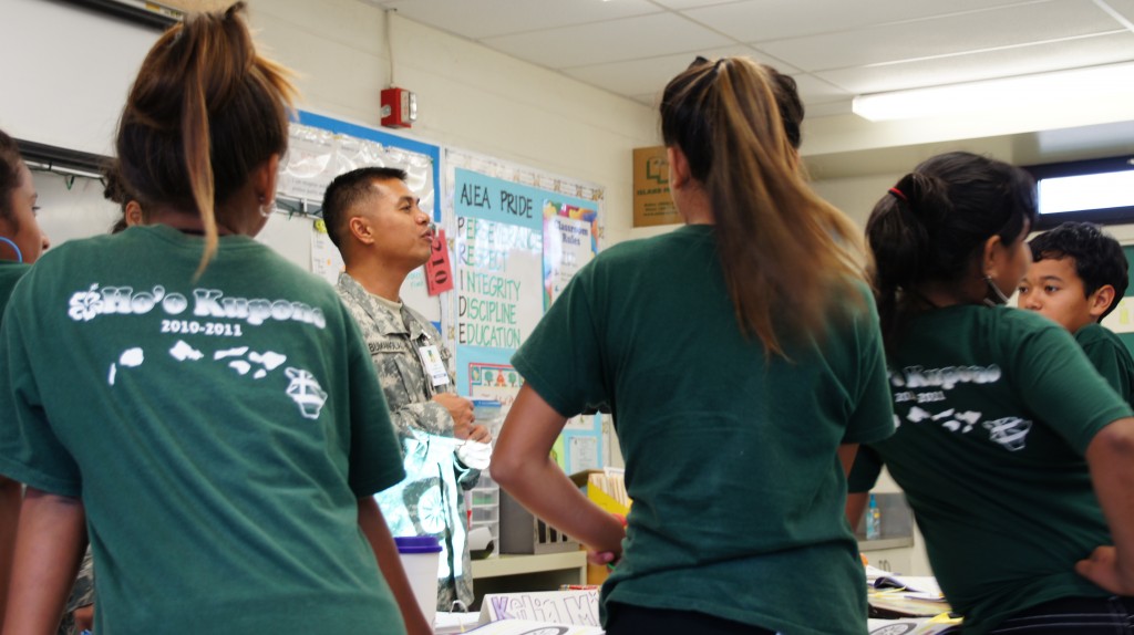 Guards Men with the Counter Drug Program teach Hawaii's youth about the perils of drug use.