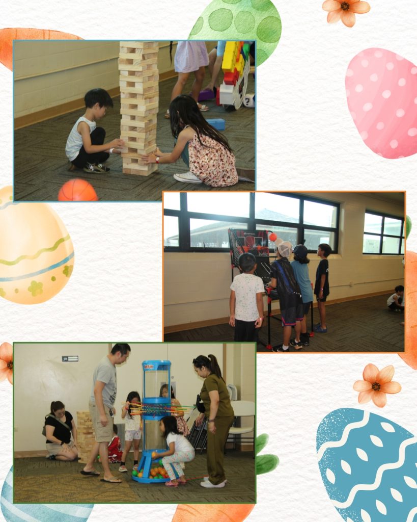 photo collages from the Easter event