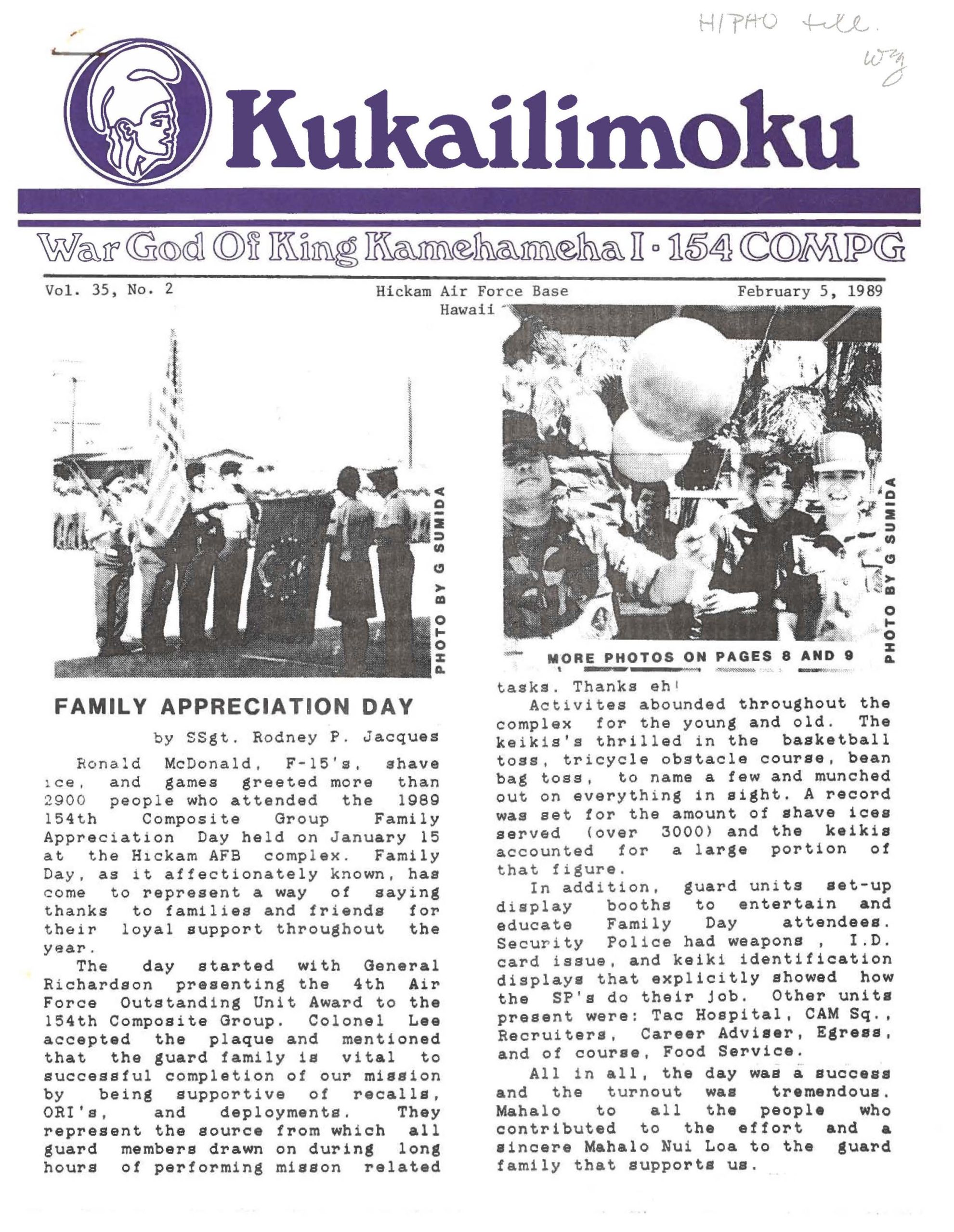 1989 February Kūkāʻilimoku