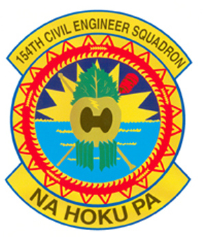 154th Civil Engineer Squadron logo