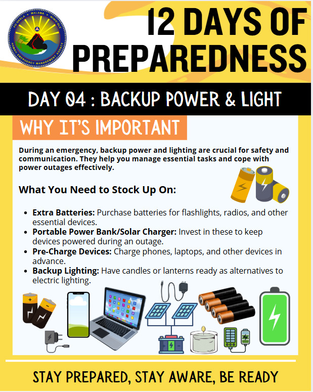 12 Days of Preparedness