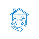 Evacuation & Sheltering Icon for website