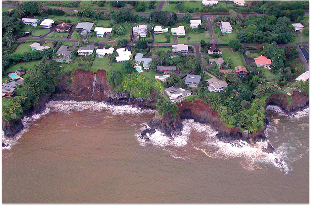 Coastal erosion
