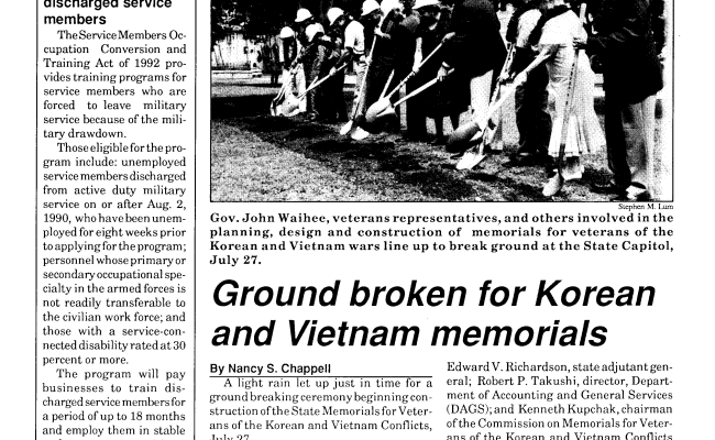 1993 Fall Hawaiʻi Veteran