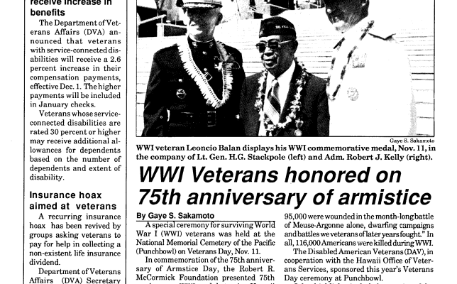 1993 Winter Hawaiʻi Veteran