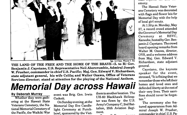 1996 Spring Hawaiʻi Veteran