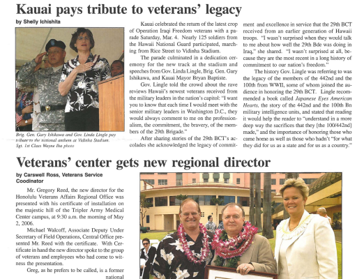 2006 January Hawaiʻi Veteran