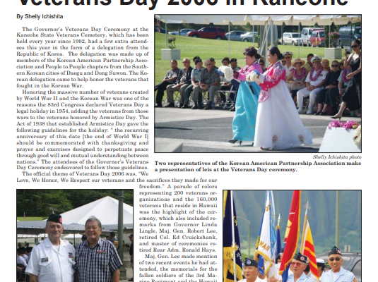 2006 October Hawaiʻi Veteran