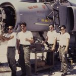 Byron Kim, Charles Bell, Dennis Taira and Maurice Kim. F-4C, 154th Maintenance Group