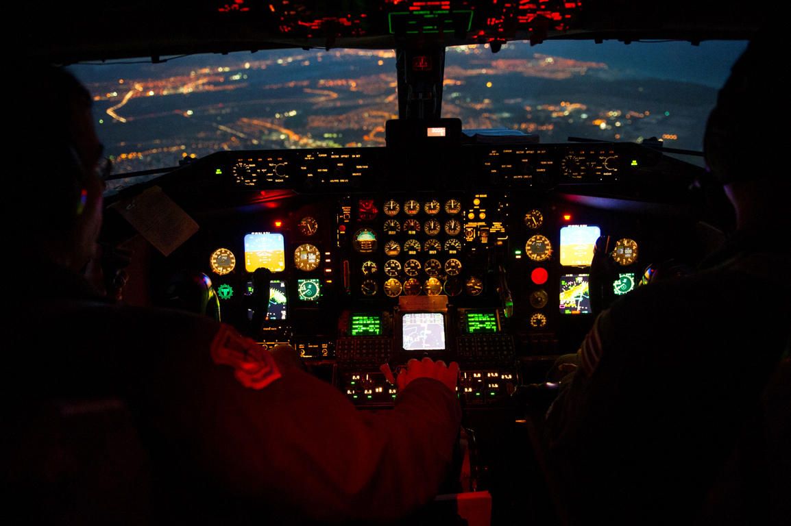 KC-135 Cockpit Photo