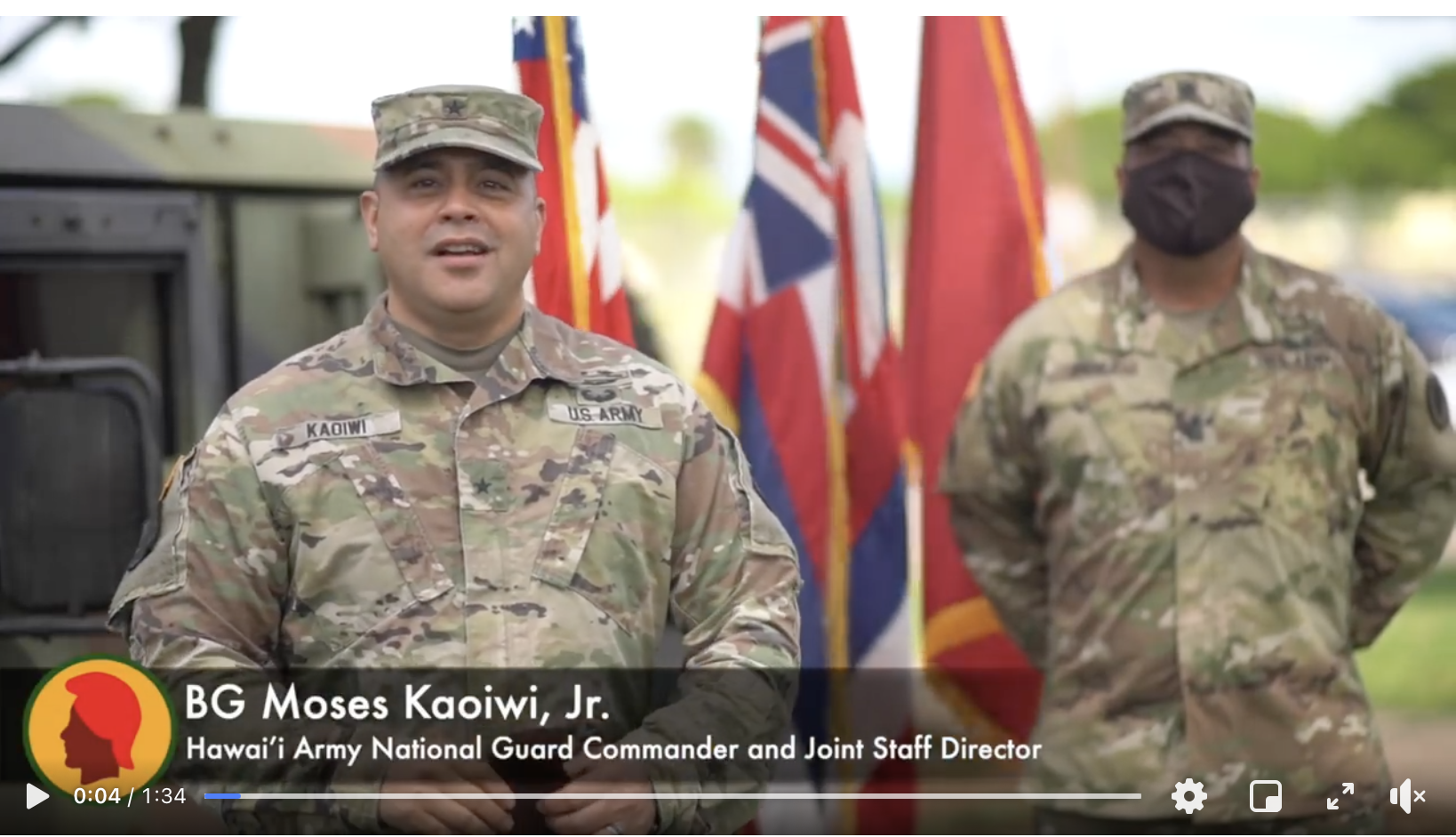 2020 Hawaii Army National Guard – Thanksgiving Message