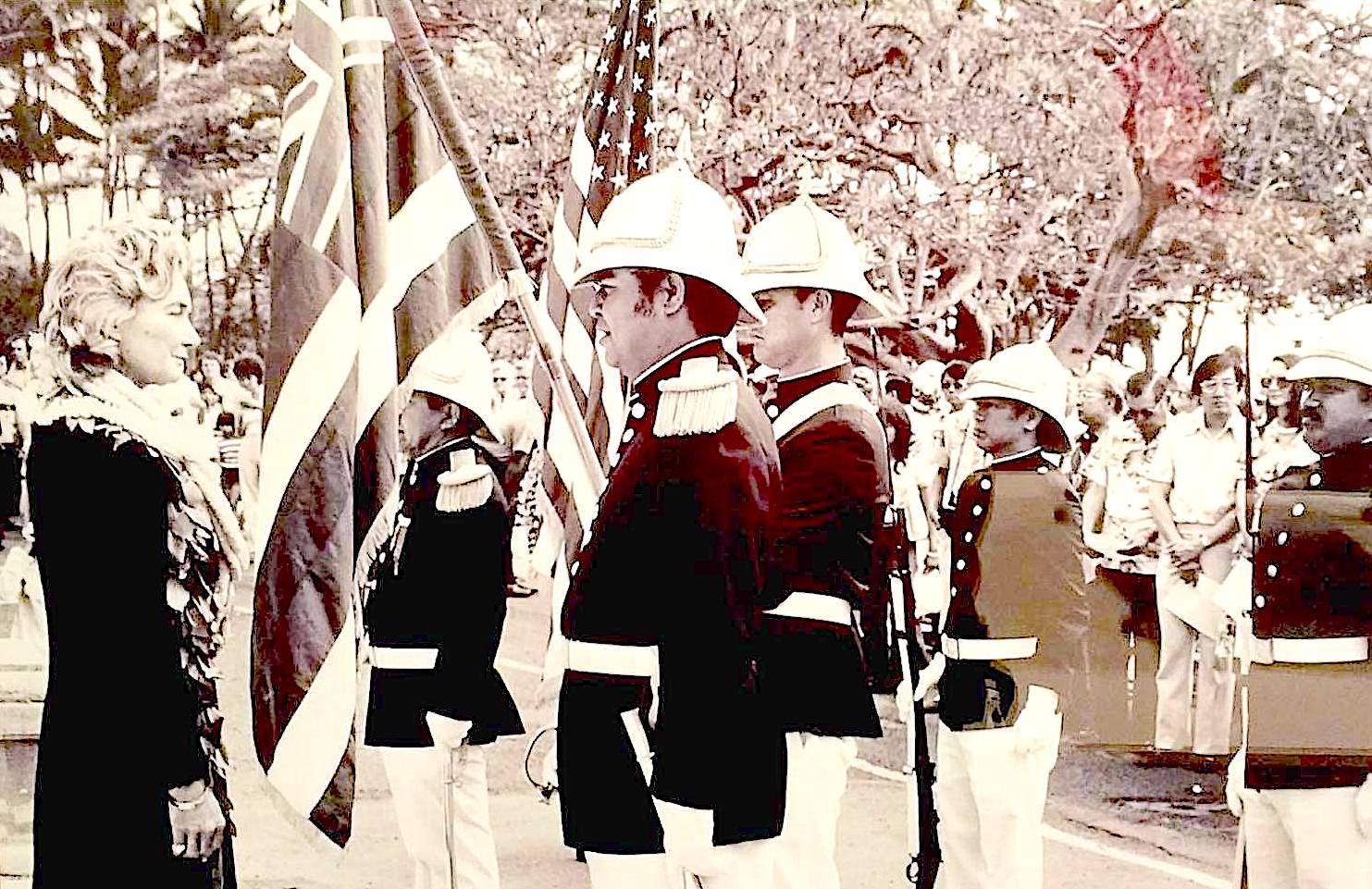 Check Six – 1980s: Annual Posting of the Guard at ‘Iolani Palace