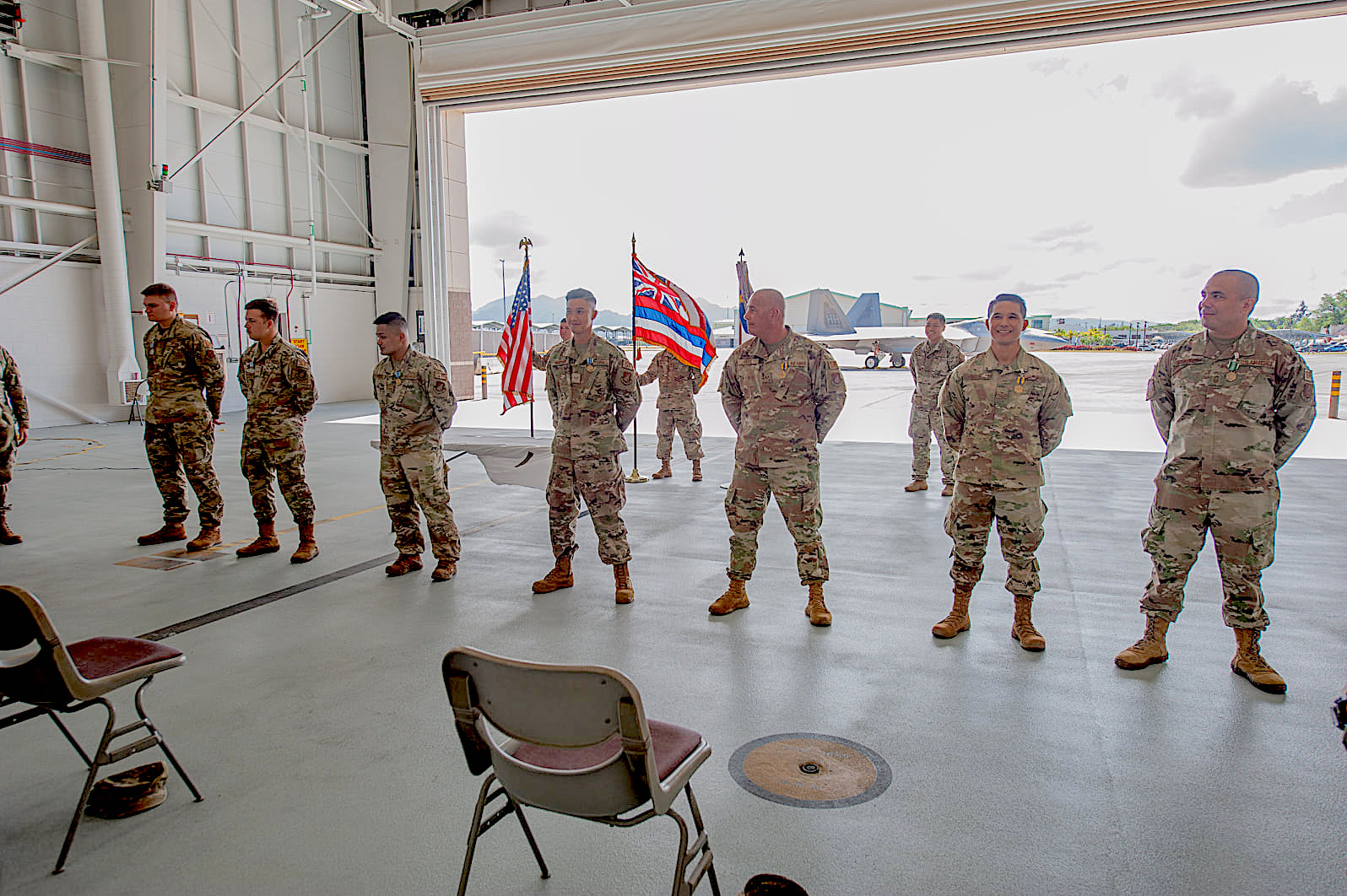 154th Security Forces Squadron Members Received Decorations for Task Force Capitol