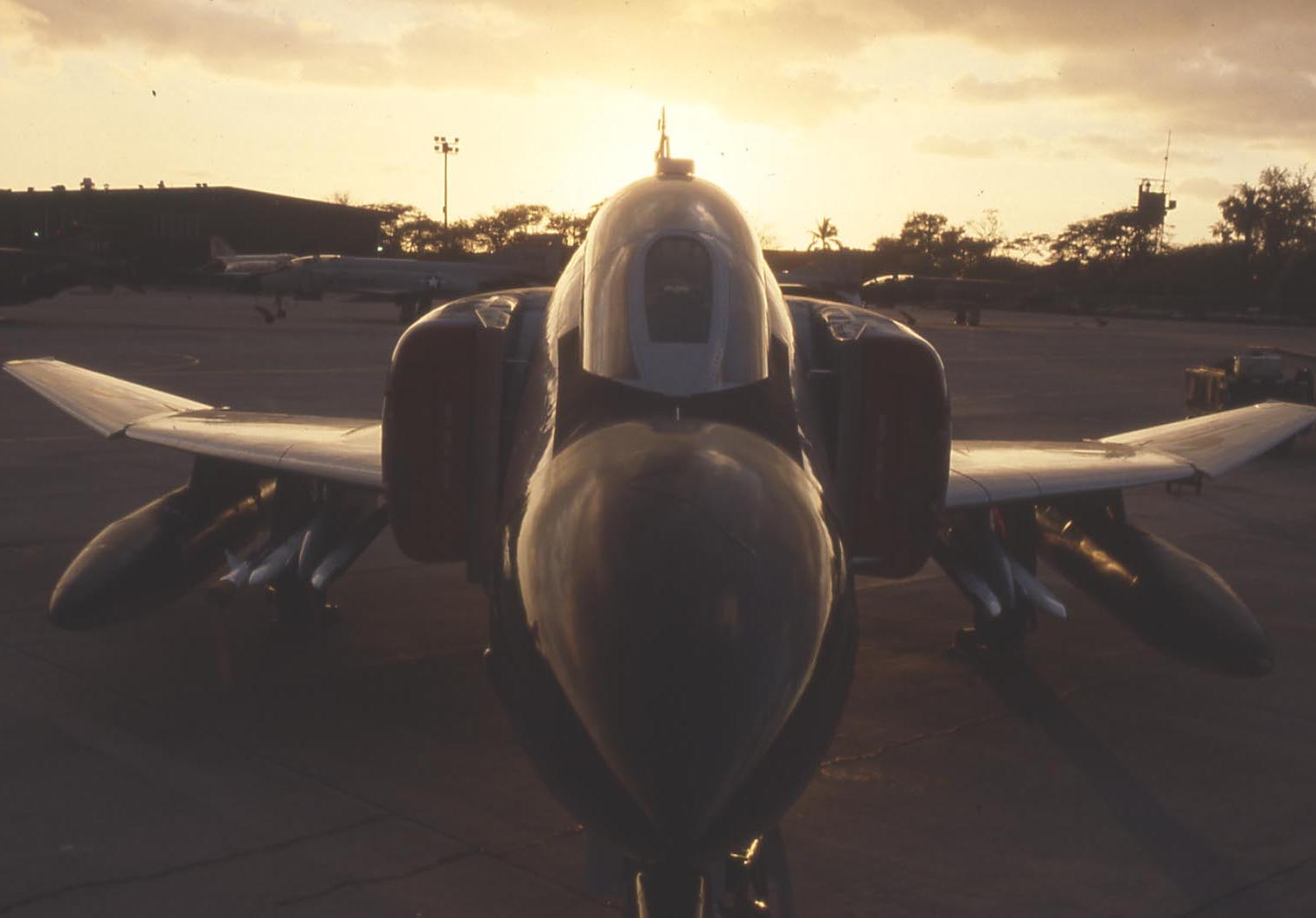 Sunset on the Fighter Flightline