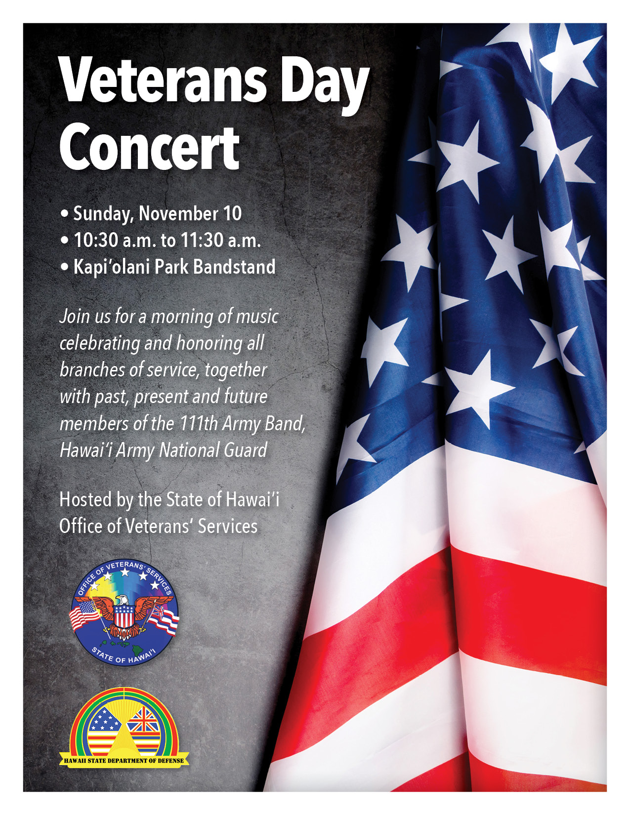 Veterans Day Concert This Sunday