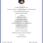 2025 Officer Candidate School, Detachment 1,  1st Battalion, 298th Regiment Multi-Training Regiment Change of Command