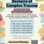 Domains of Complex Trauma Training
