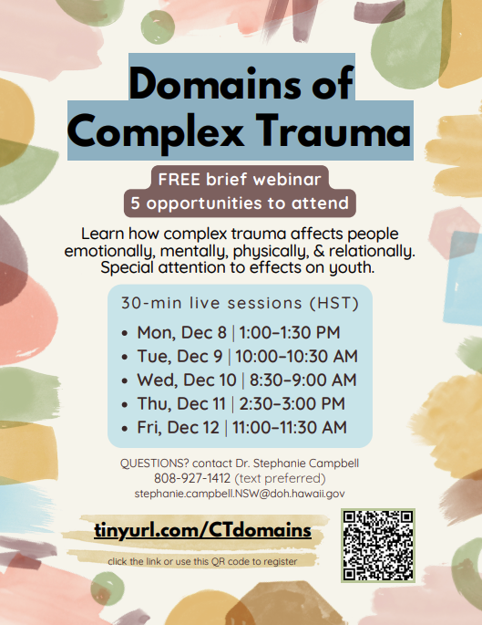 Domains of Complex Trauma Training