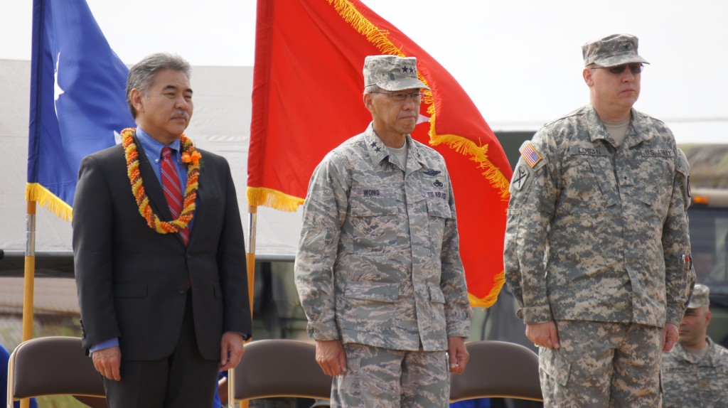 2015 Hawaii National Guard Transfer of Authority Ceremony
