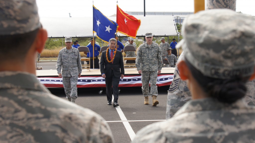 2015 Hawaii National Guard Transfer of Authority Ceremony