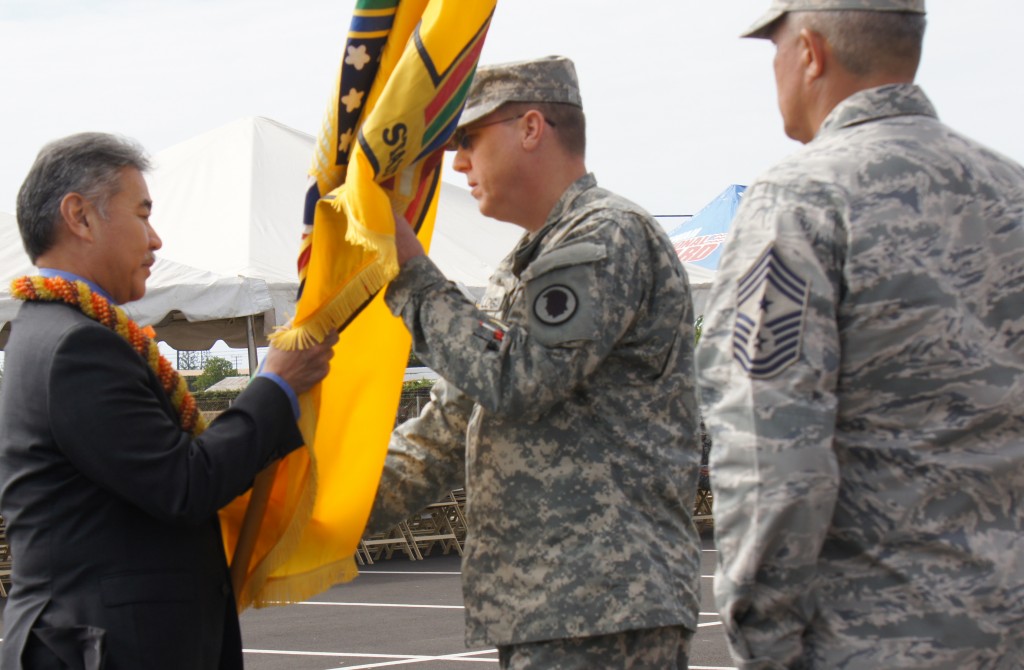 2015 Hawaii National Guard Transfer of Authority Ceremony