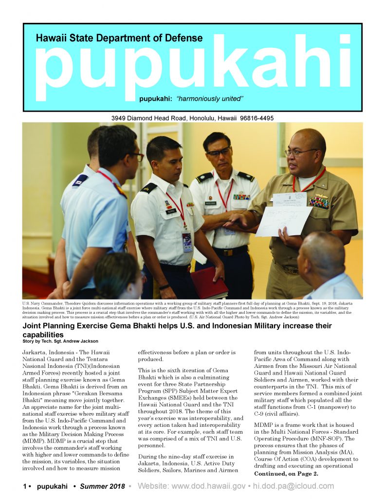 Summer 2018 Pupukahi - Cover - Click to download PDF