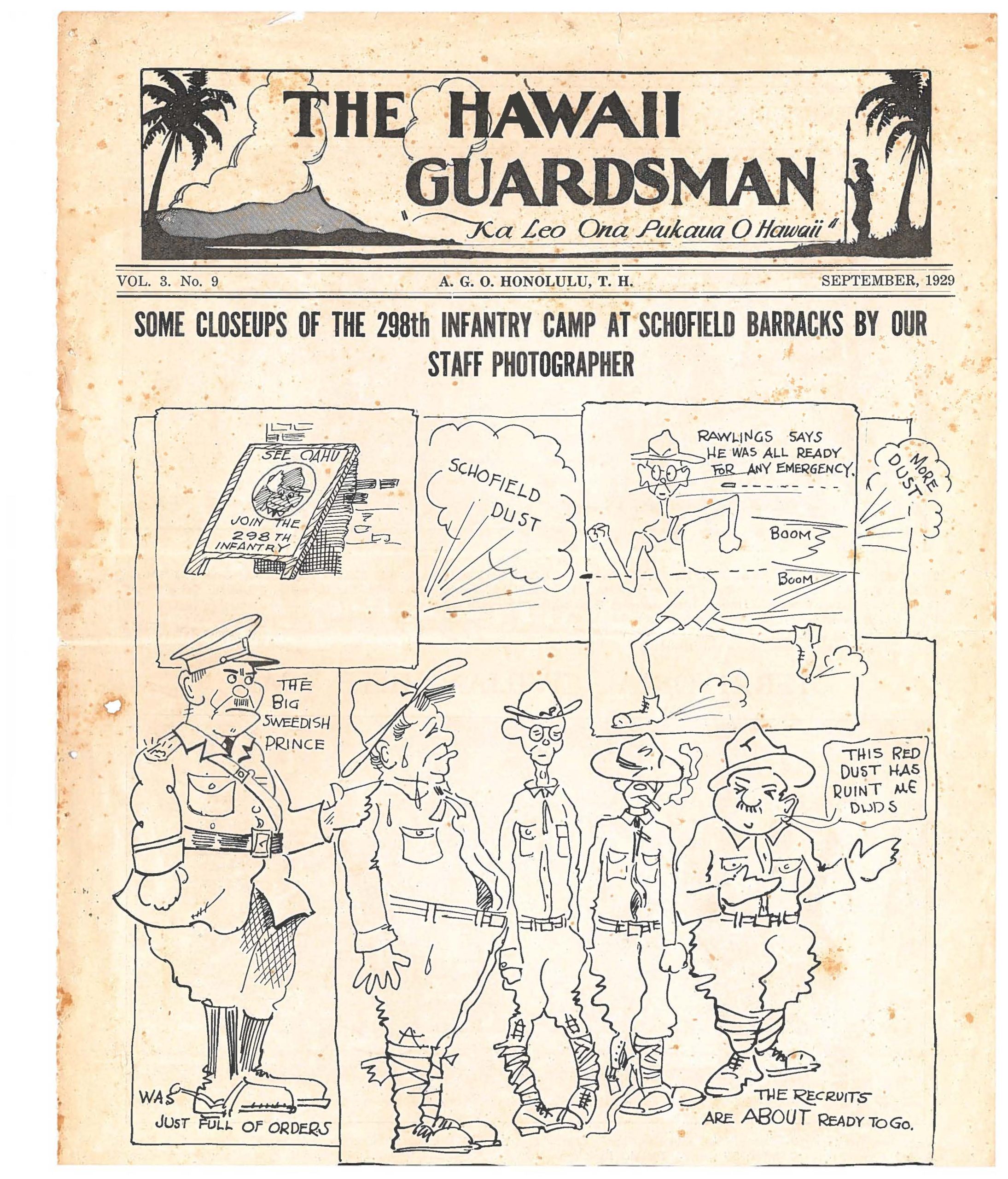 1929 September The Hawaii Guardsman