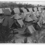 Part of mobilization camp Guardsmen encamp at Fort Armstrong June 1918