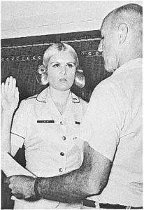 Here in Hawaii, the Hawaii Air National Guard recruited its first woman member, First Lieutenant Barbara O'Hare, on July 21, 1971 after a yearlong chase from California to Hawaii to Alaska and back.