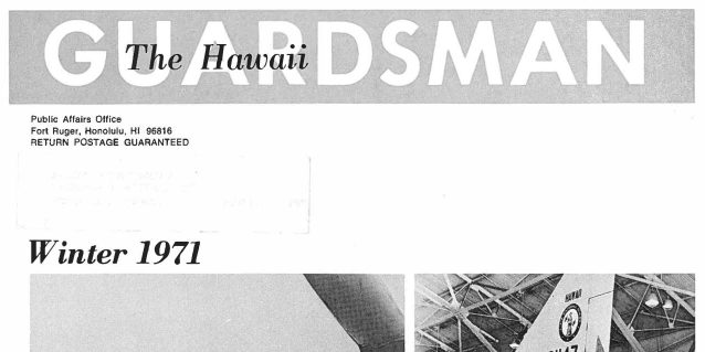 1971-Winter-The Hawaii Guardsman Cover