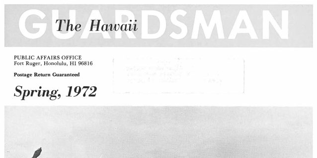 1972-Spring-The Hawaii Guardsman Cover
