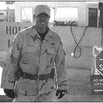 ARABIC STOP Airman 1st Class Brandon R.K. Ahakuelo, 154th Security Forces Squadron, mans the checkpoint at Prince Sultan Air Base, Saudi Arabia. U.S. Air Force photo