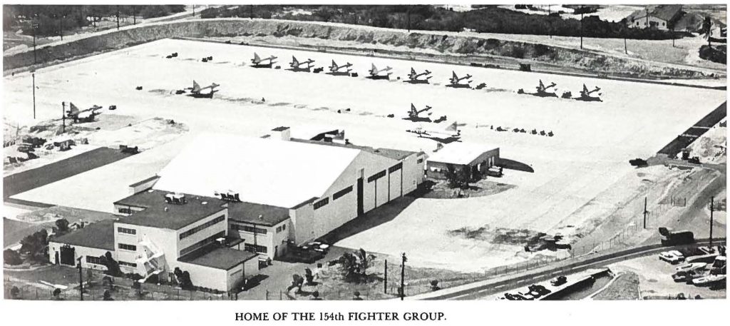 HOME OF THE 154th FIGHTER GROUP.