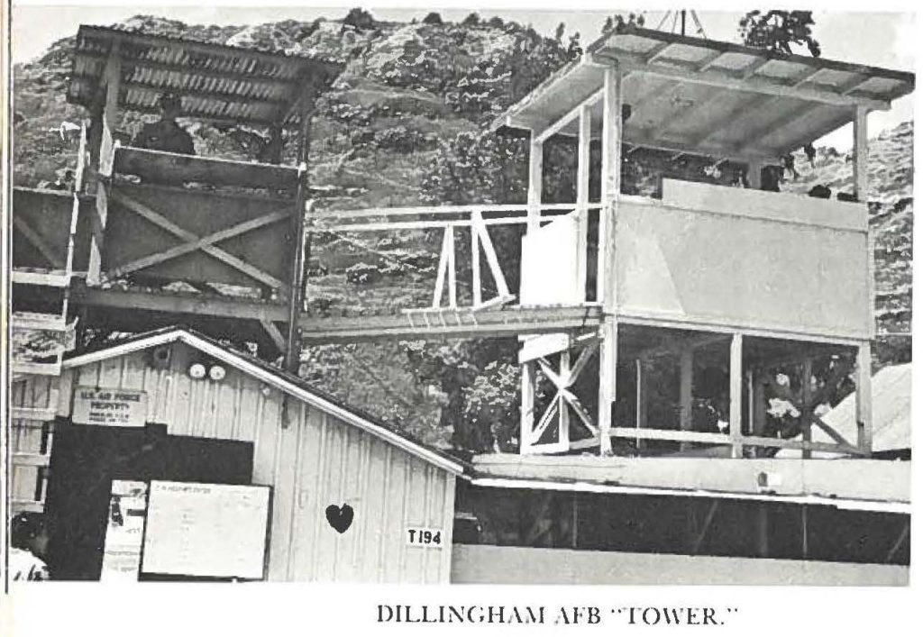 DILLINGHAM AFB 'TOWER."