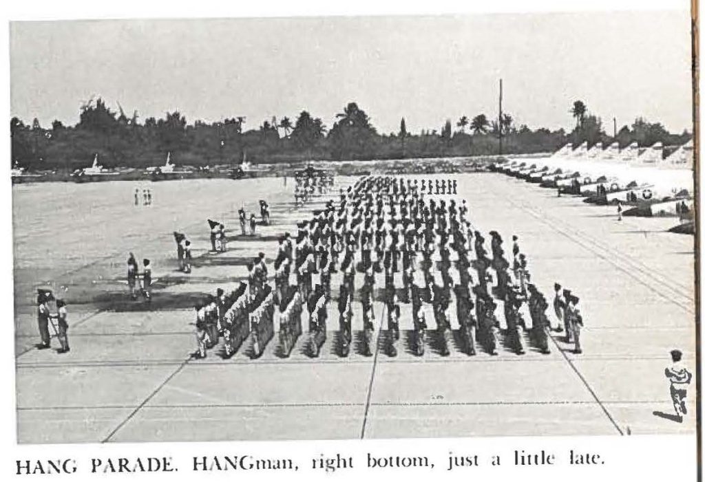 HANG PARADE. HANGman, right bottom, just a little late.