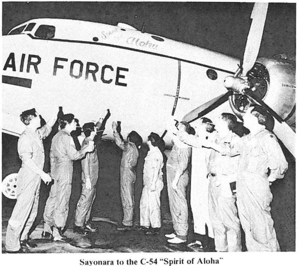 Sayonara to the C-54 "Spirit of Aloha"