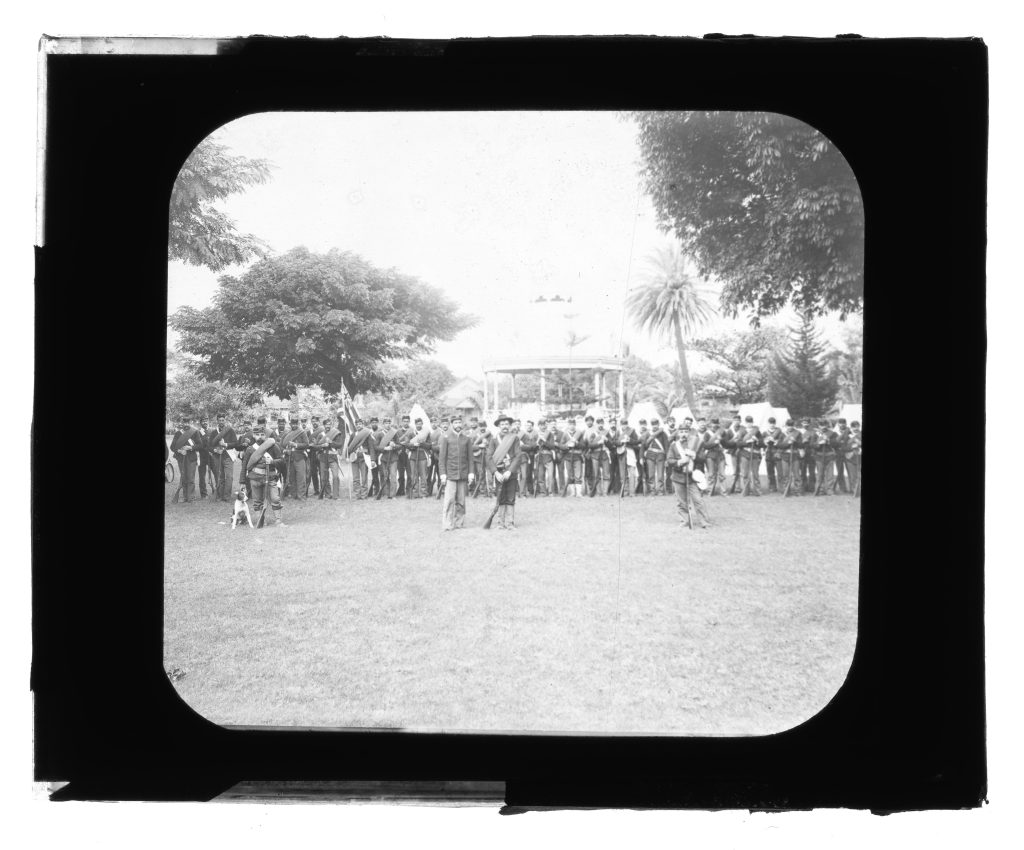 1890s. NATIONAL GUARD - Unidentified men