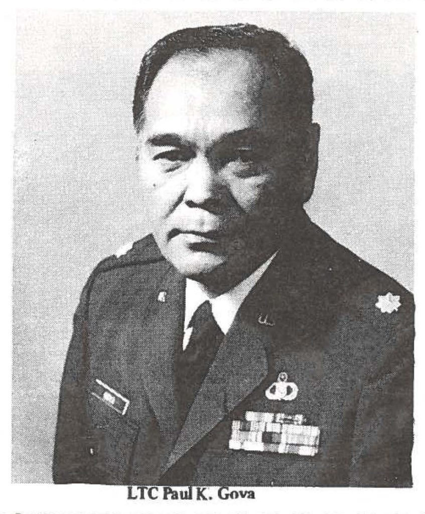 Lt. Col. Paul K. Goya