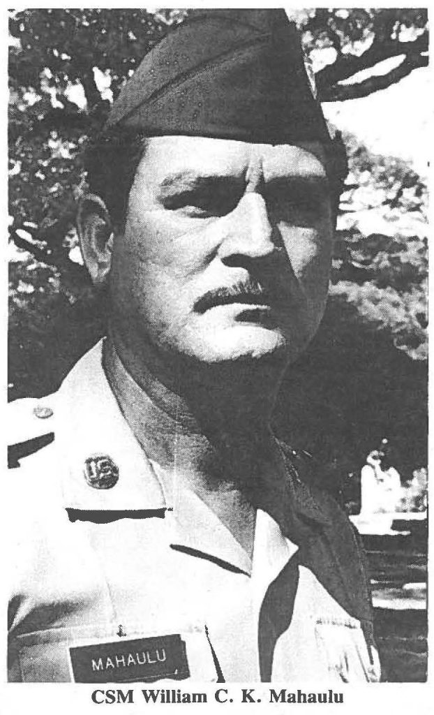 CSM William C. K. Mahaulu