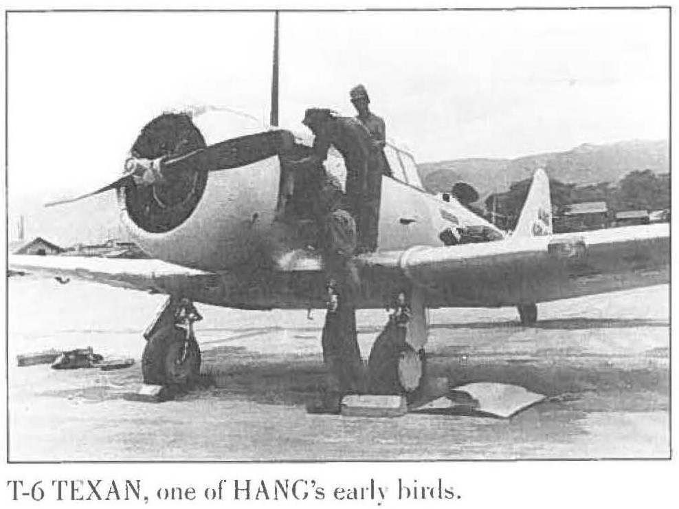 T-6 TEXAN, one of HANC's early birds.