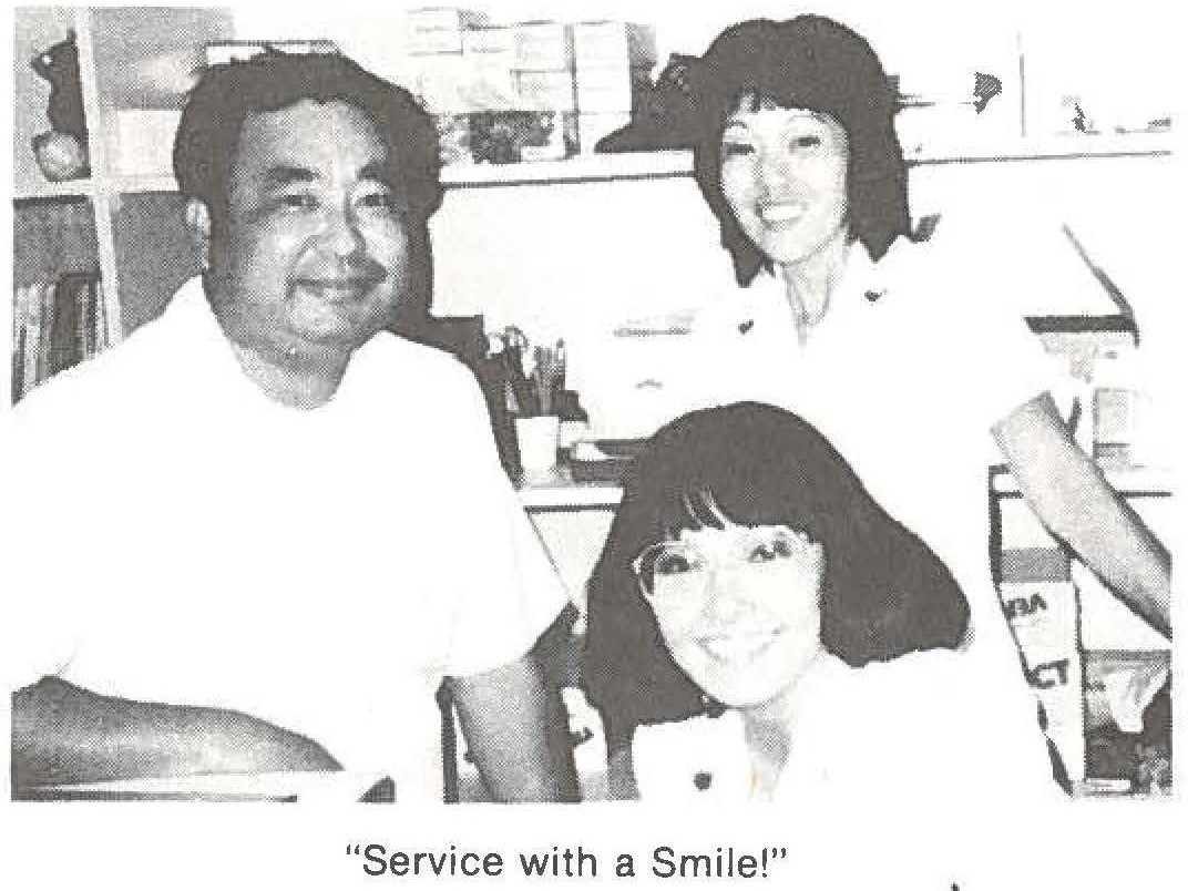 "Service with a Smile!"