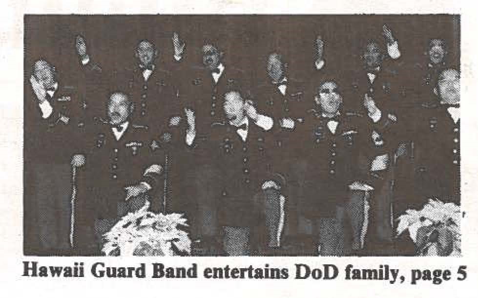Hawaii Guard Band entertains DoD family, page S