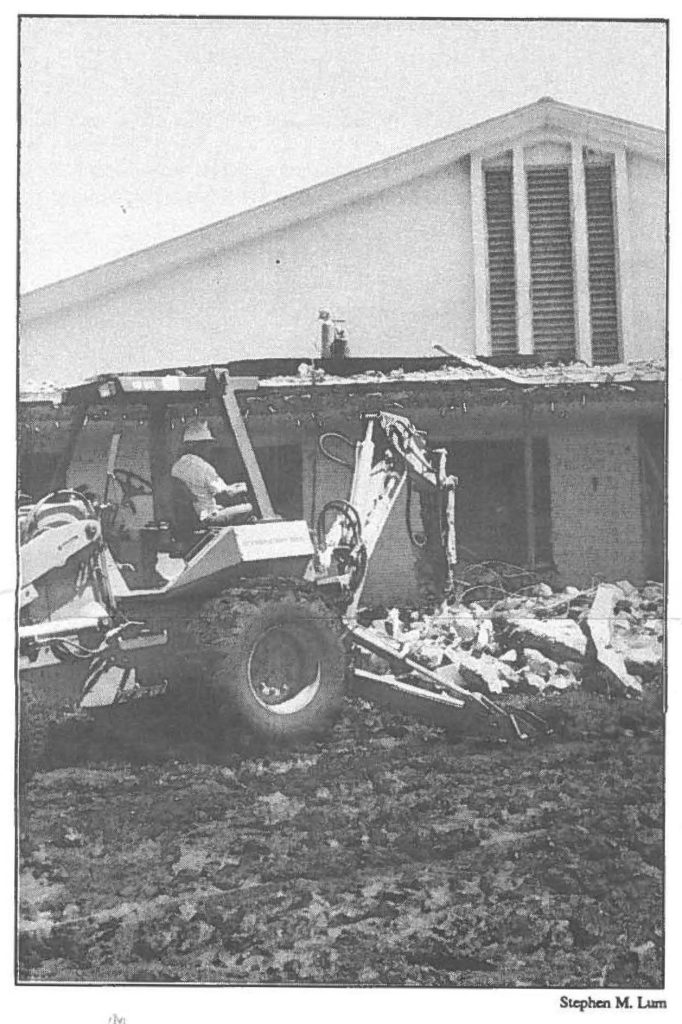 Construction of a two-story, 67,000-square foot addition and 150-stall parking lot for the Wahiawa Armory is underway. When finished, the armory will serve as the home station for Headquarters, 297th Supply and Service Battalion; 292nd Supply and Service Company; Company D, 1st Battalion, 299th Infantry; 1st Battalion, 487th Field Artillery; Troop E, 19th Cavalry; and 129th Signal Detachment. Construction began in January and is expected to be completed by October 1993. The project is estimated to cost $6.1 million