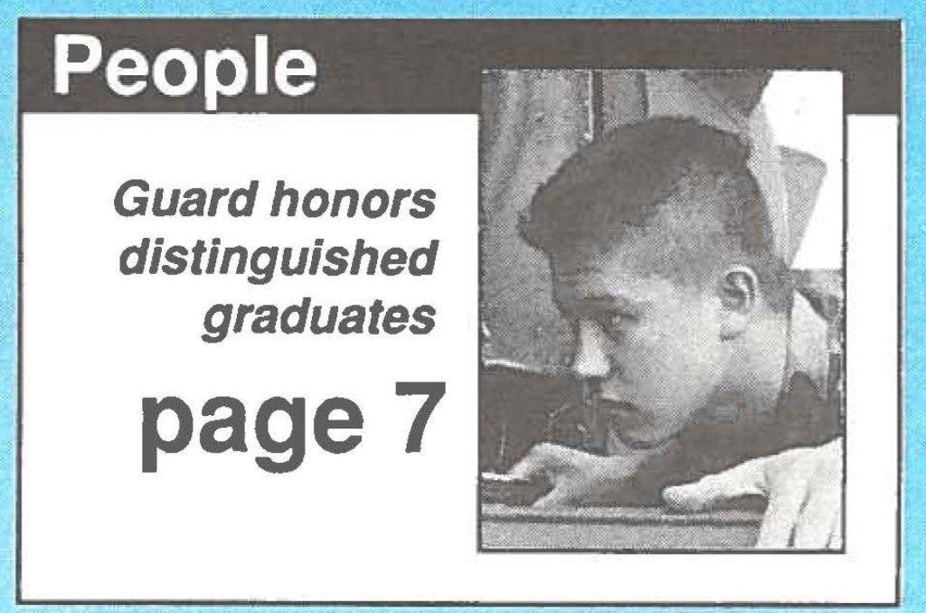 Guard honors distinguished graduates page 7