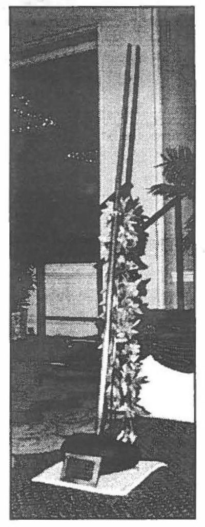 The the award (a spear made of koa wood supported by a block of kauila wood), was presented to the Hawaii National Guard at the Hilton Hawaiian Village's Coral Ballroom, Oct. 23. The award symbolizes the warrior who is in constant readiness for any demand of service to the chief.