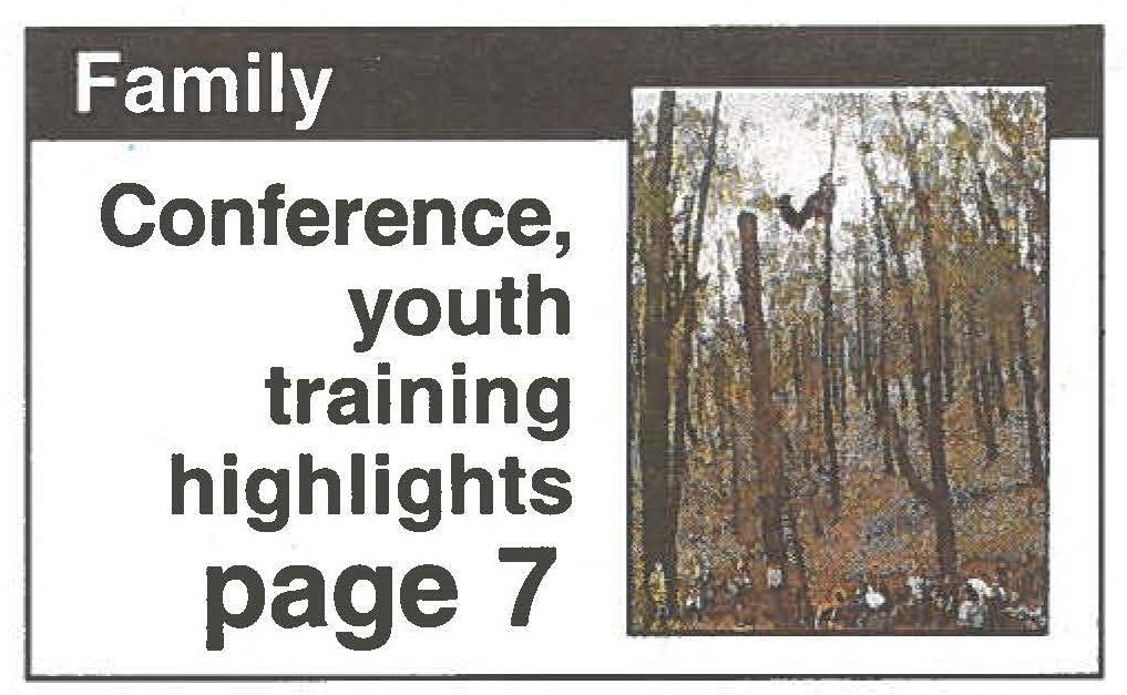 Conference, youth training highlights page 7