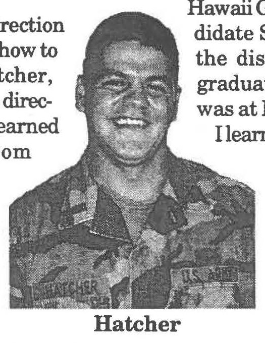 2nd Lt. David R Hatcher II