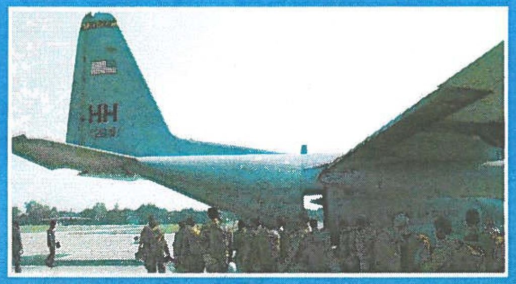Indian paratroopers board a Hawaii Air National Guard C-130 in October at Agra Air Station, India as part of a bilateral exercise between the U.S. and Indian Air forces