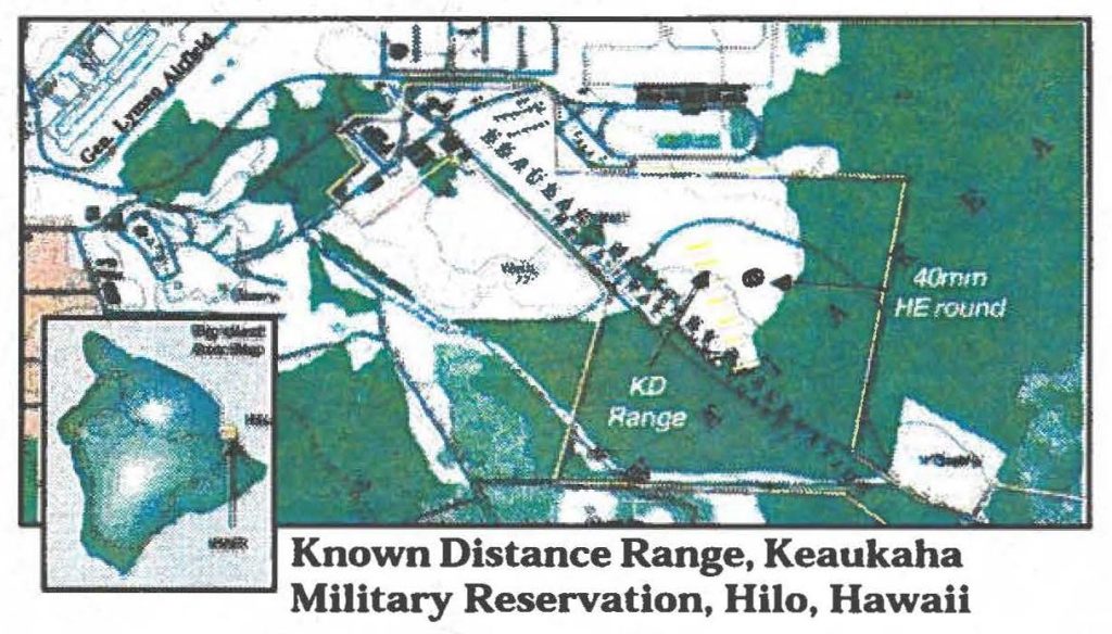 Known Distance Range, Keaukaha Military Reservation, Hilo, Hawaii